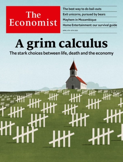 The Economist April 04, 2020 Issue Cover
