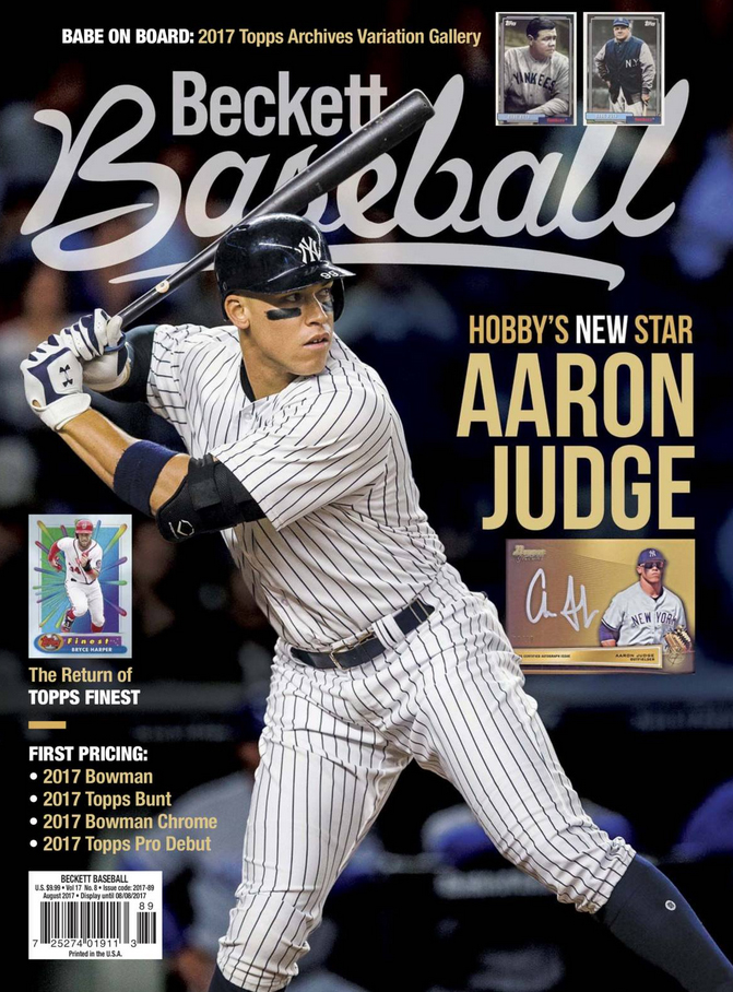 Beckett-Baseball August 01, 2017 Issue Cover