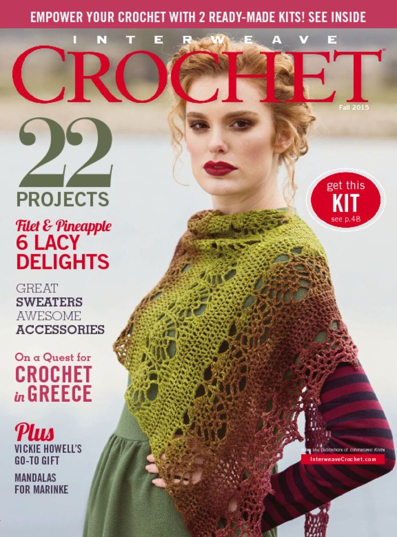 Interweave-Crochet September 01, 2015 Issue Cover