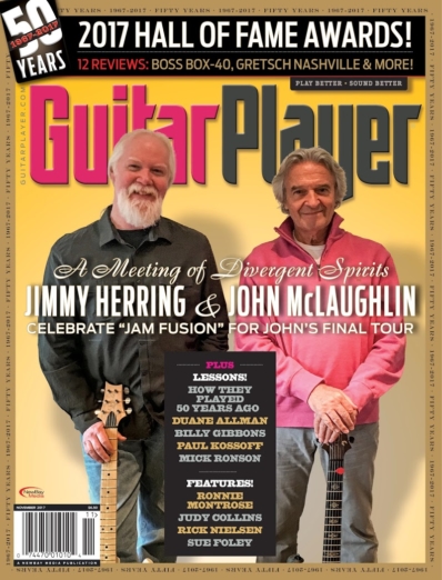 Guitar Player November 01, 2017 Issue Cover