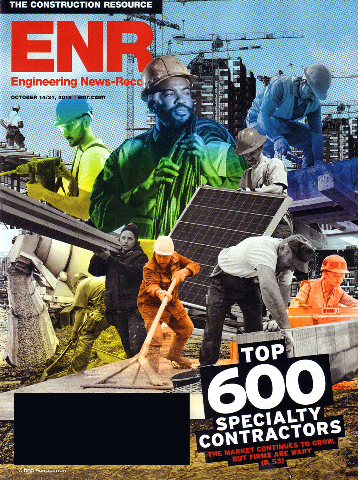 Engineering-News-Record October 14, 2019 Issue Cover