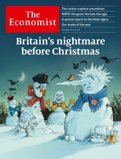 The Economist December 07, 2019 Issue Cover
