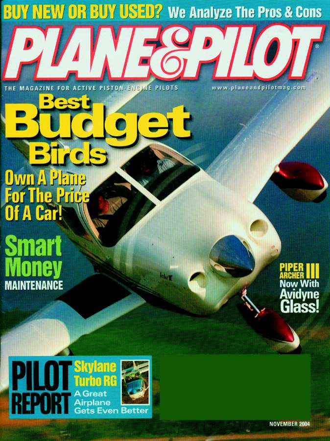 Plane-and-Pilot November 01, 2004 Issue Cover