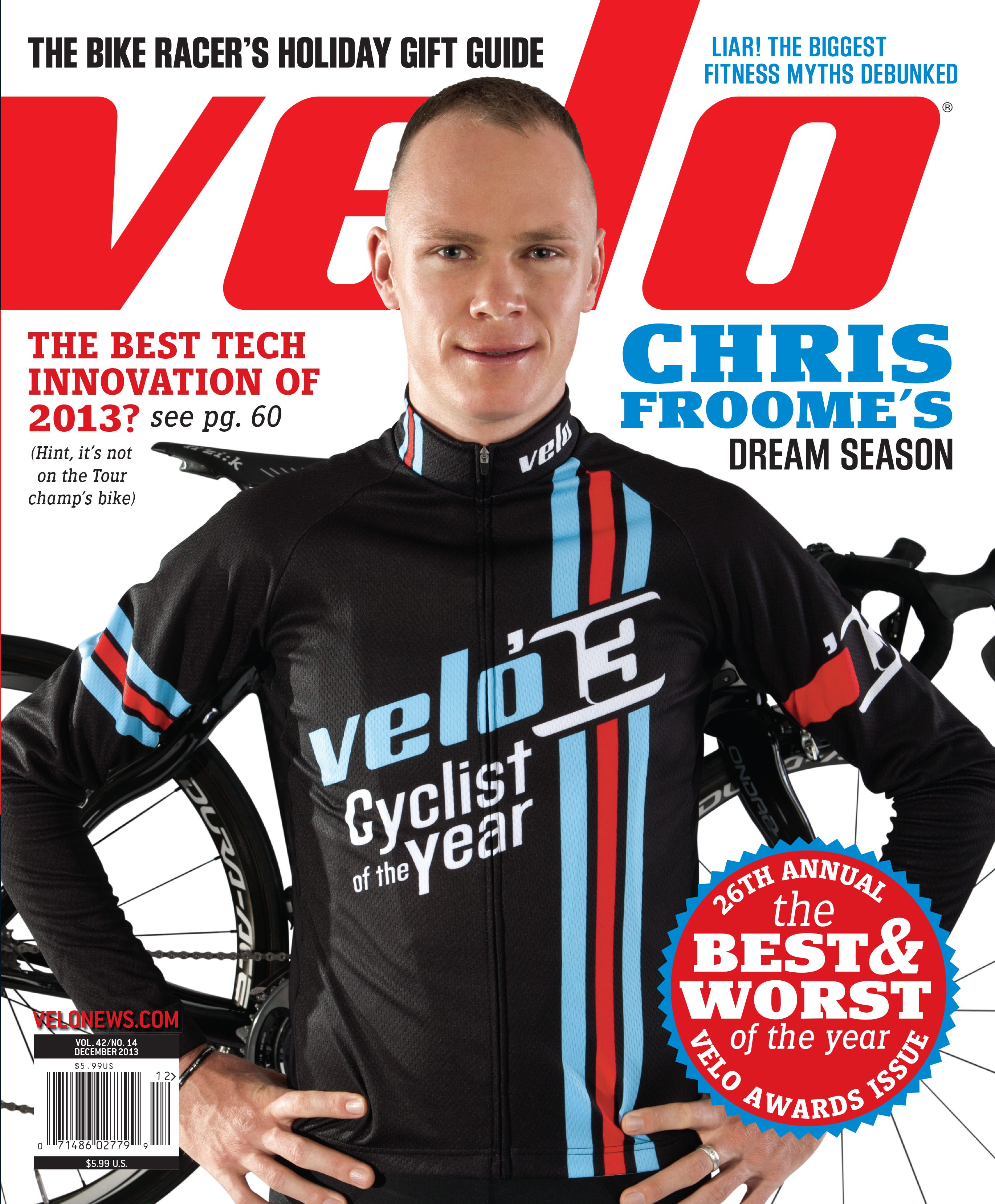 VeloNews December 01, 2013 Issue Cover