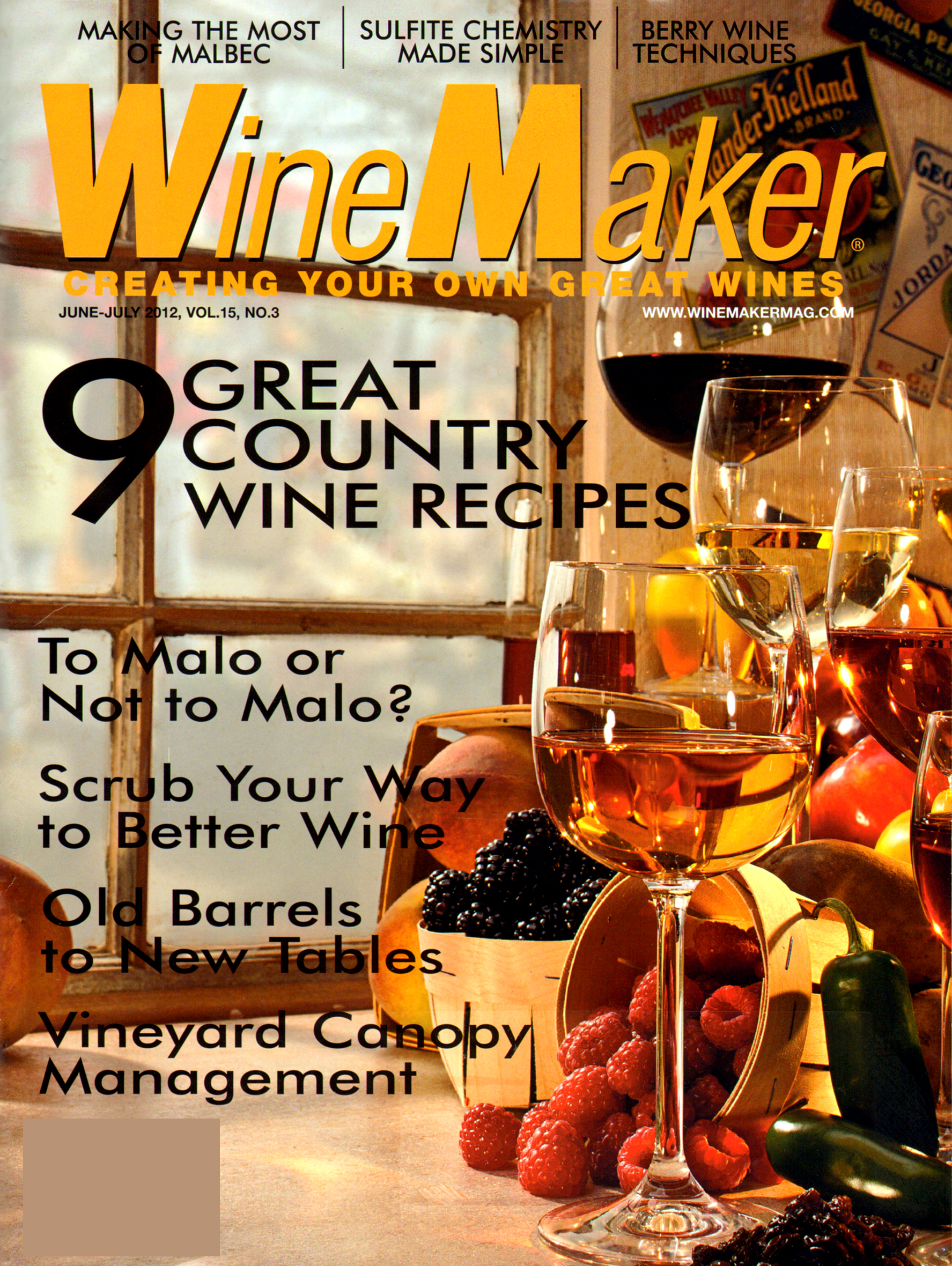 Winemaker June 01, 2012 Issue Cover