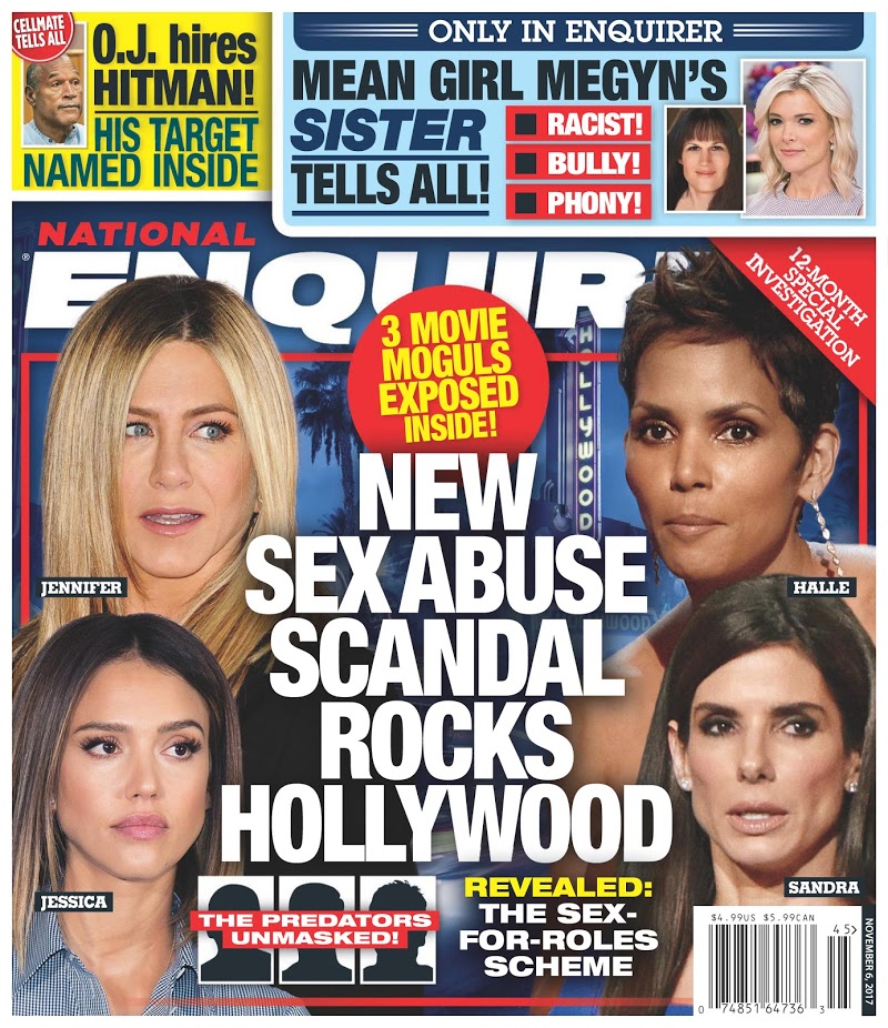 national-enquirer November 06, 2017 Issue Cover