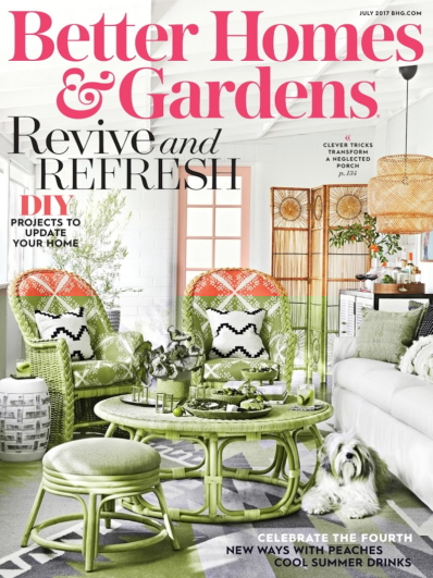 Better Homes & Gardens July 01, 2017 Issue Cover