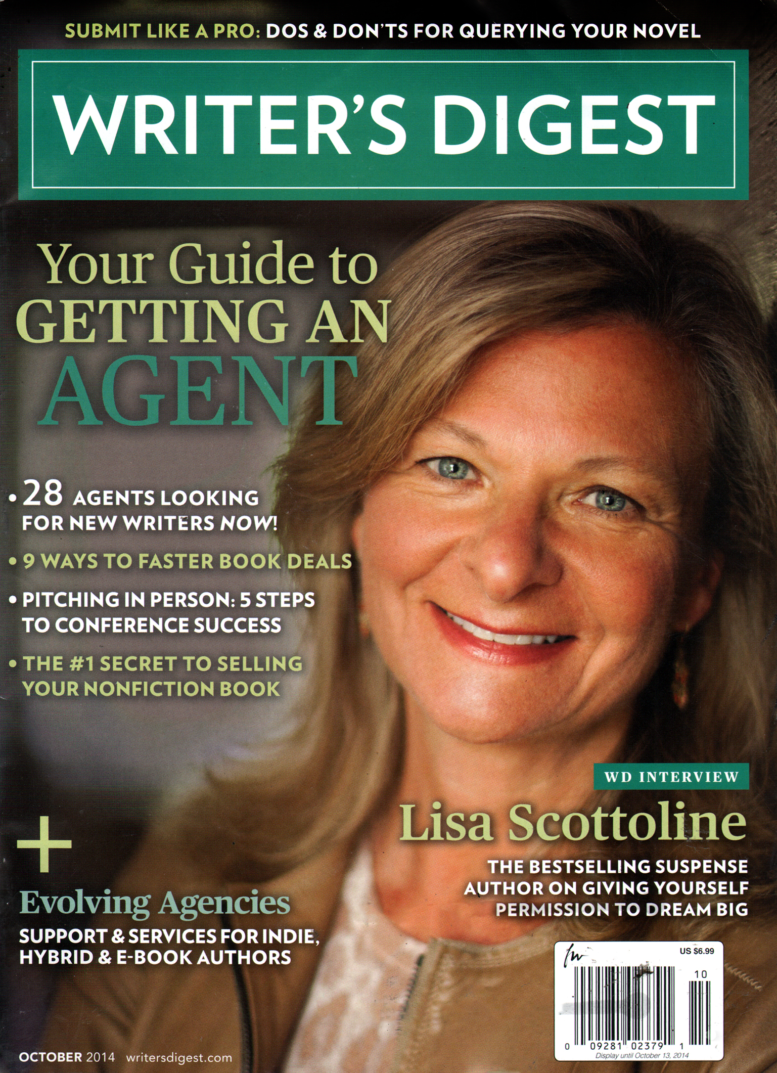 Writers-Digest October 01, 2014 Issue Cover