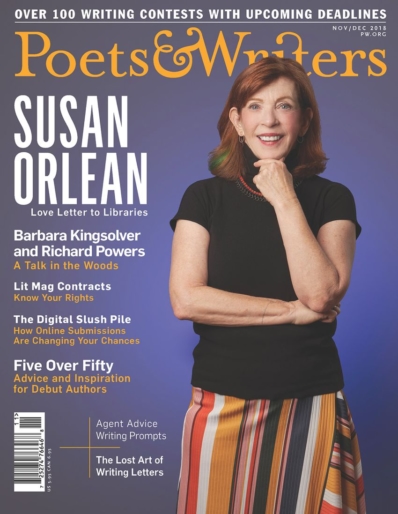 Poets & Writers November 01, 2018 Issue Cover