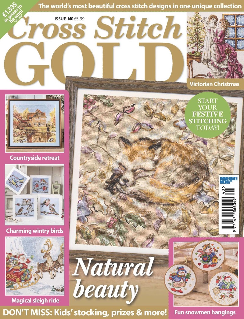 Cross-Stitch-Gold August 01, 2017 Issue Cover