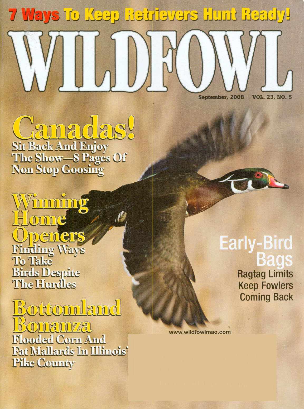 Wildfowl September 01, 2008 Issue Cover