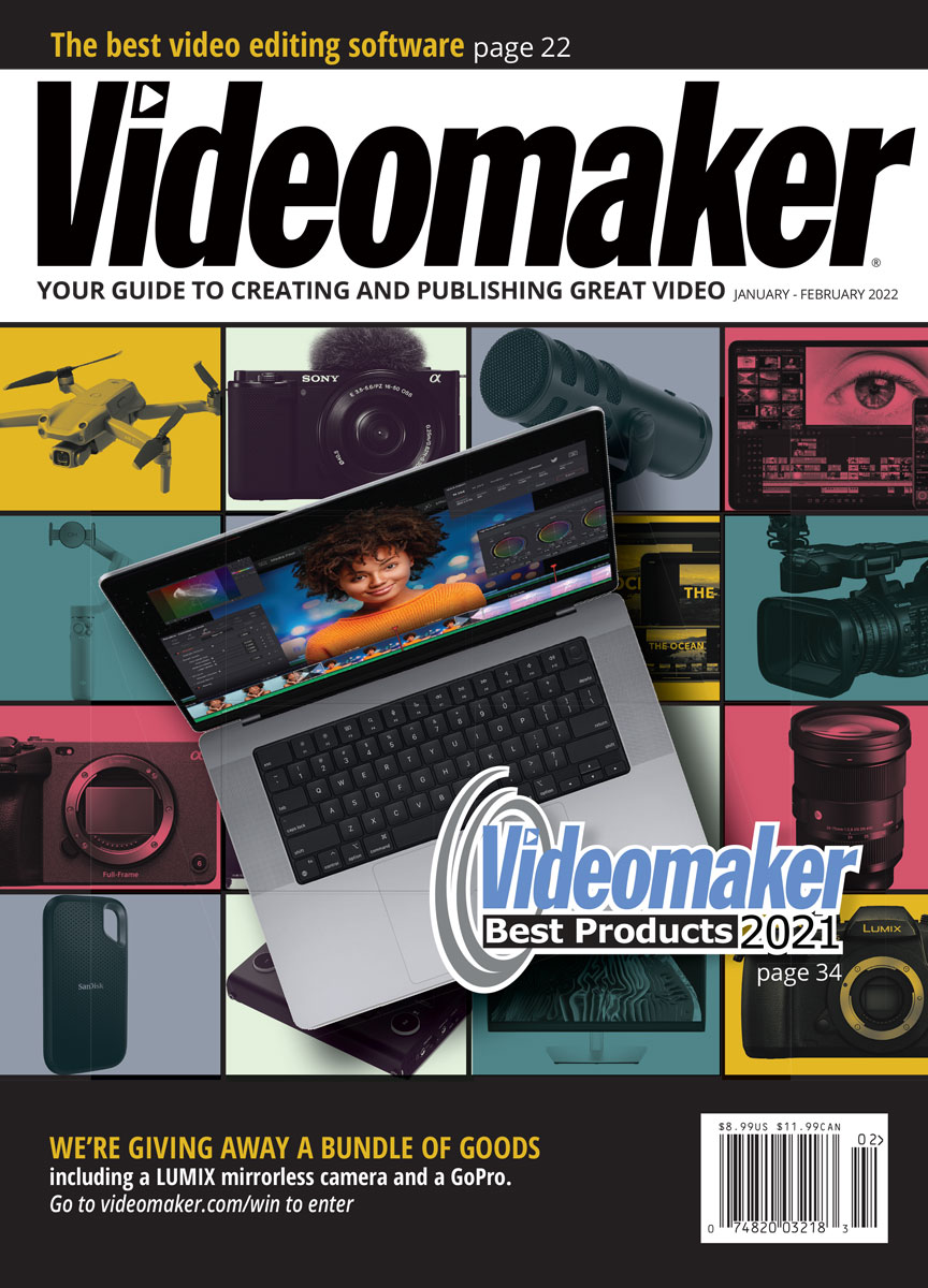 Videomaker January 01, 2022 Issue Cover