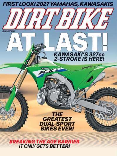 Dirt Bike August 01, 2026 Issue Cover