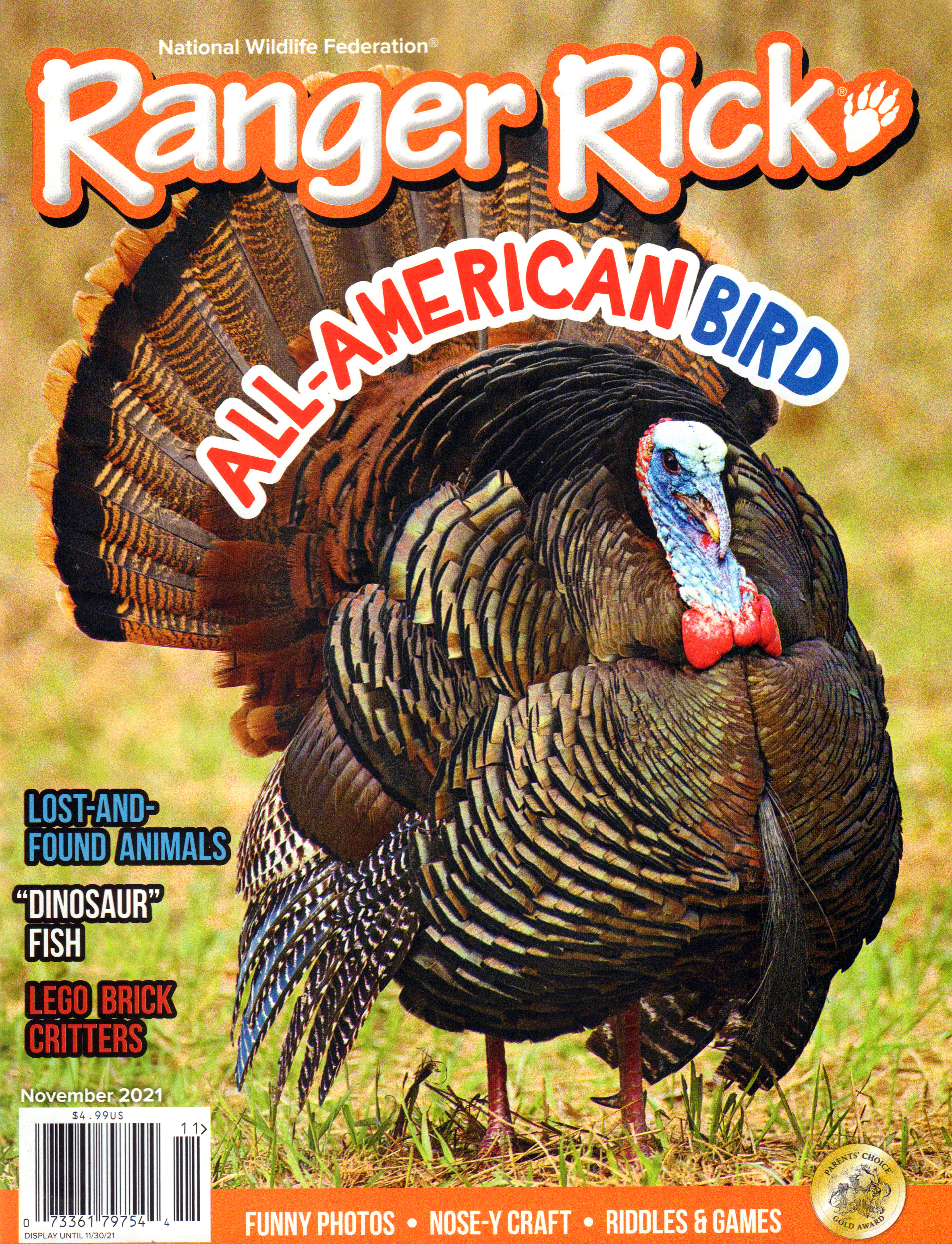 Ranger-Rick November 01, 2021 Issue Cover