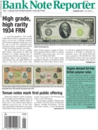 Bank-Note-Reporter January 01, 2017 Issue Cover