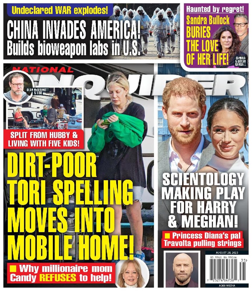 national-enquirer August 28, 2023 Issue Cover