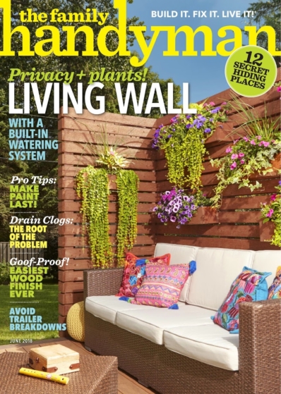 The Family Handyman June 01, 2018 Issue Cover