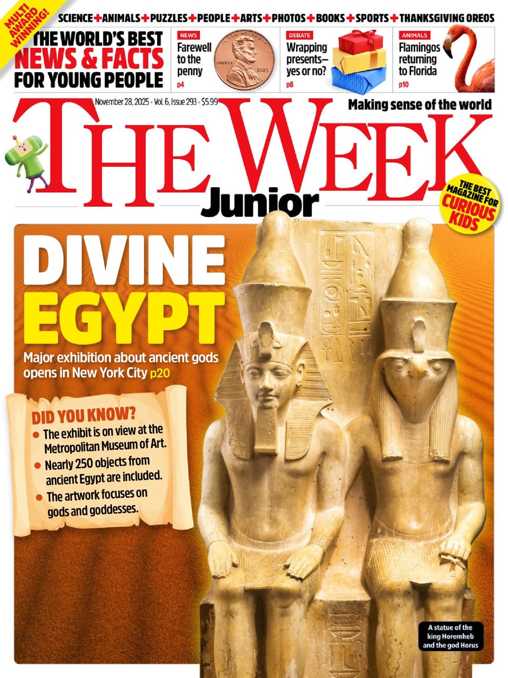 The-Week-Junior November 28, 2025 Issue Cover