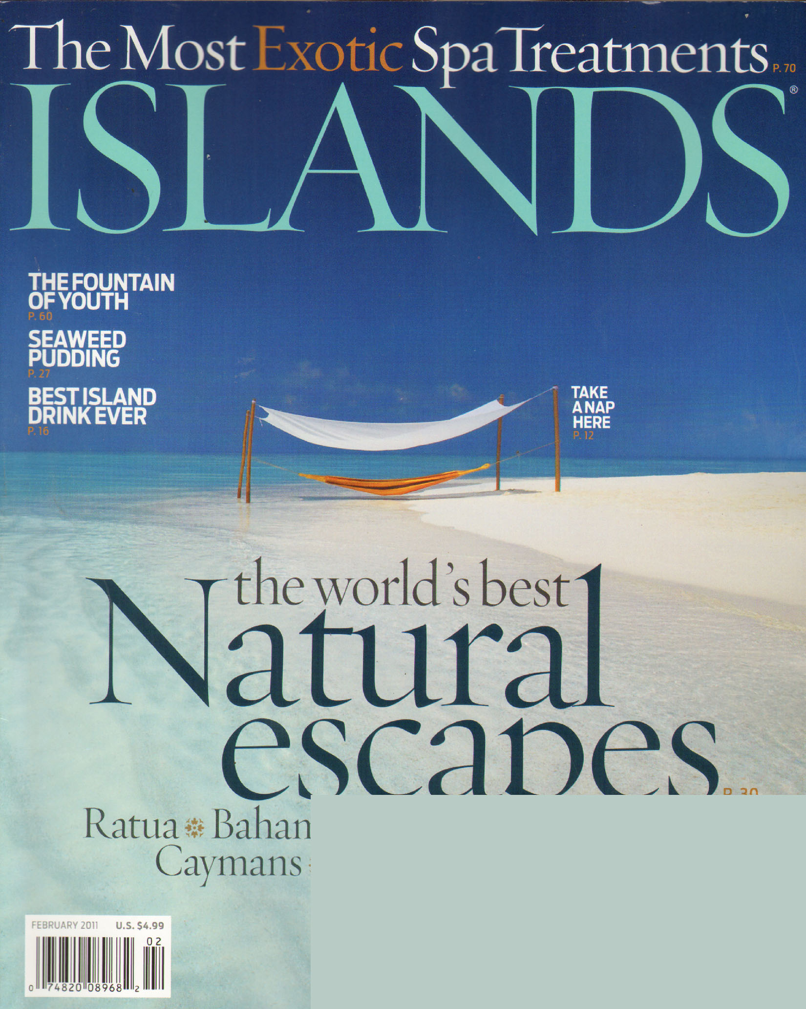 Islands January 01, 2011 Issue Cover