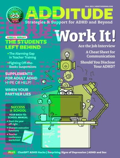 ADDitude September 01, 2023 Issue Cover