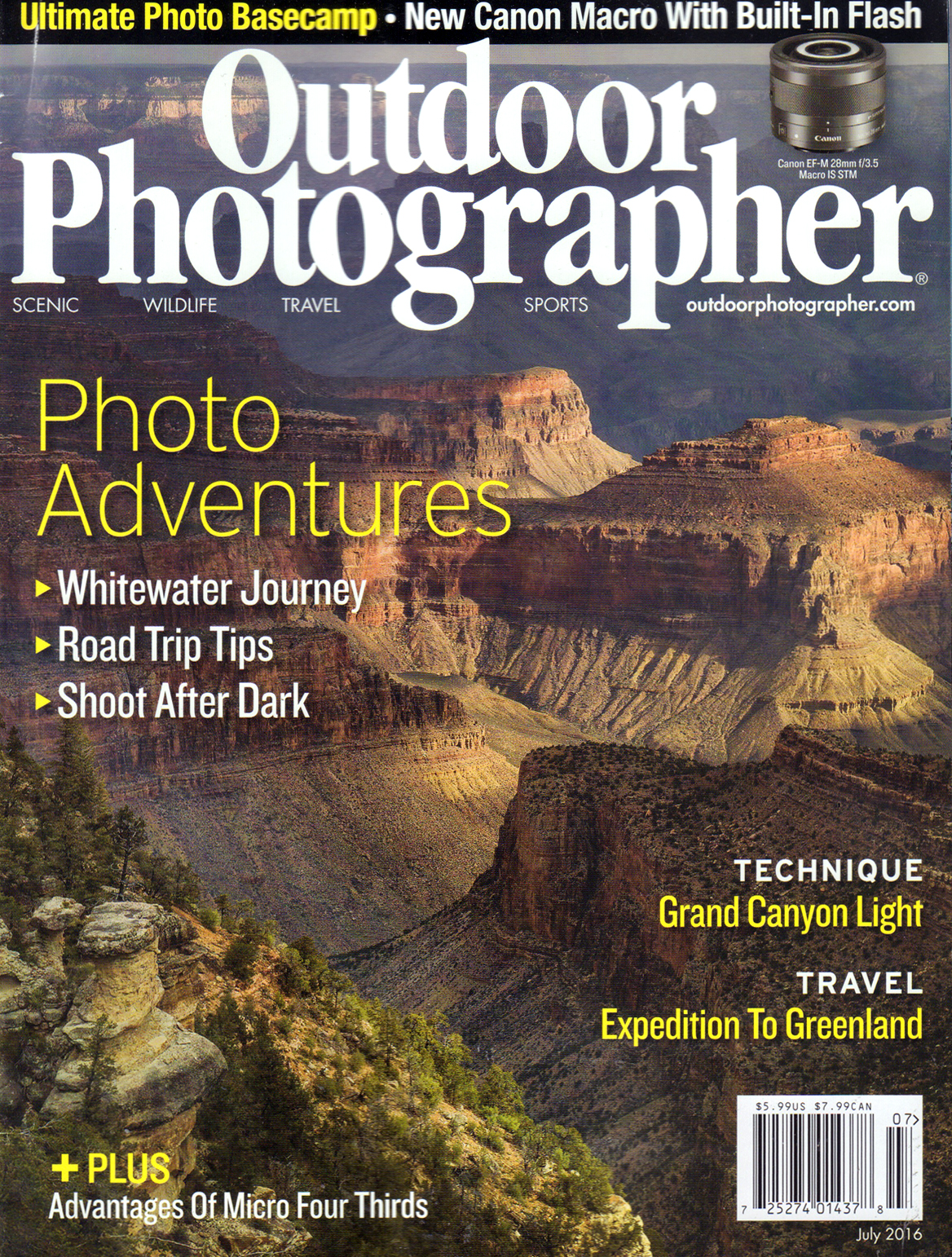 Outdoor-Photographer July 01, 2016 Issue Cover