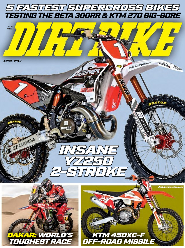 Dirt-Bike April 01, 2019 Issue Cover