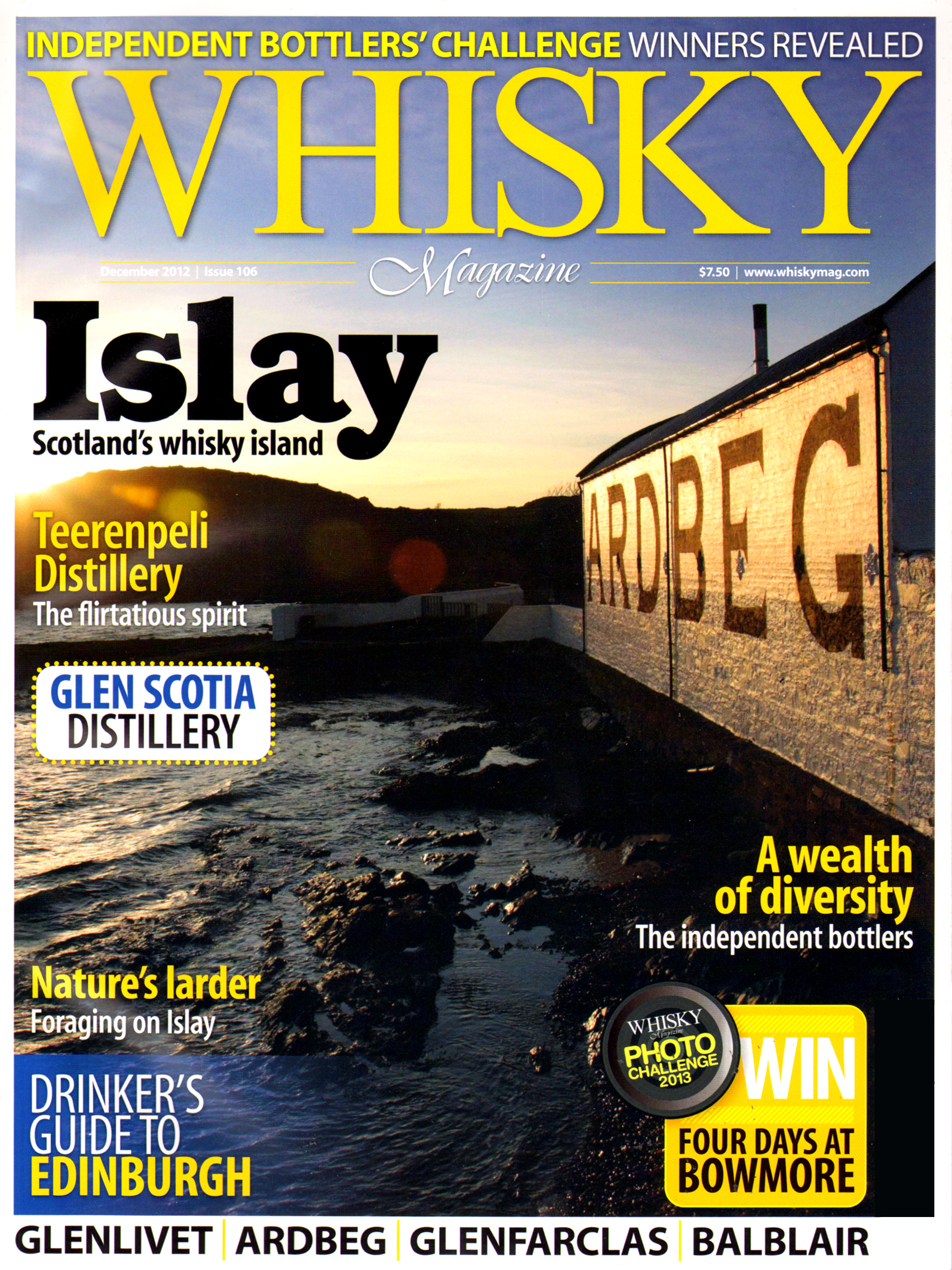 Whisky December 01, 2012 Issue Cover