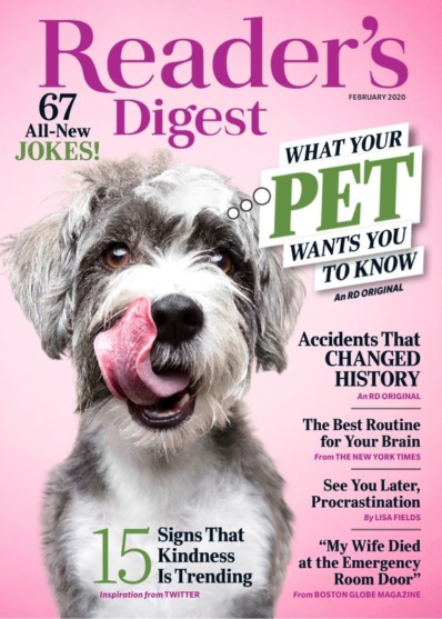 Reader's Digest February 01, 2020 Issue Cover