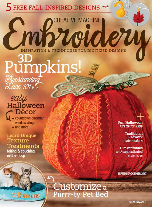Creative-Machine-Embroidery September 01, 2017 Issue Cover