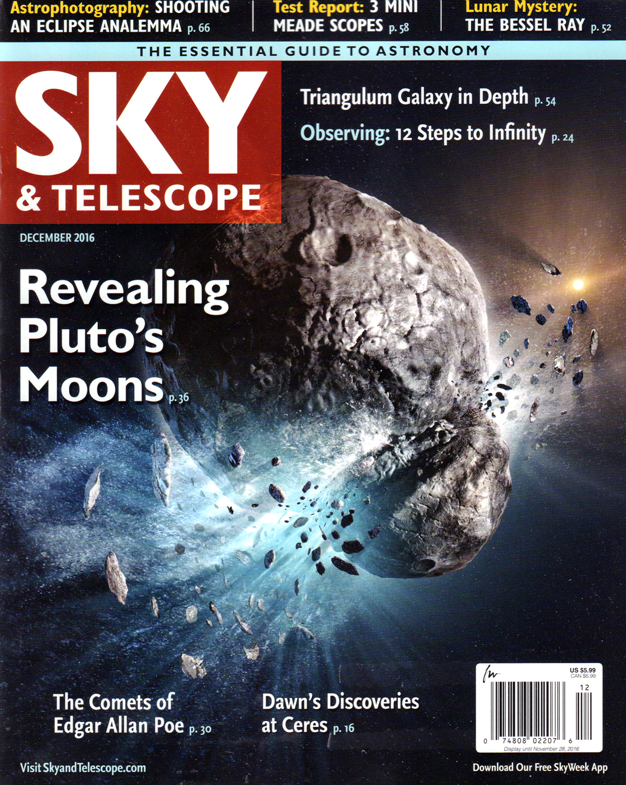 Sky-and-Telescope December 01, 2016 Issue Cover