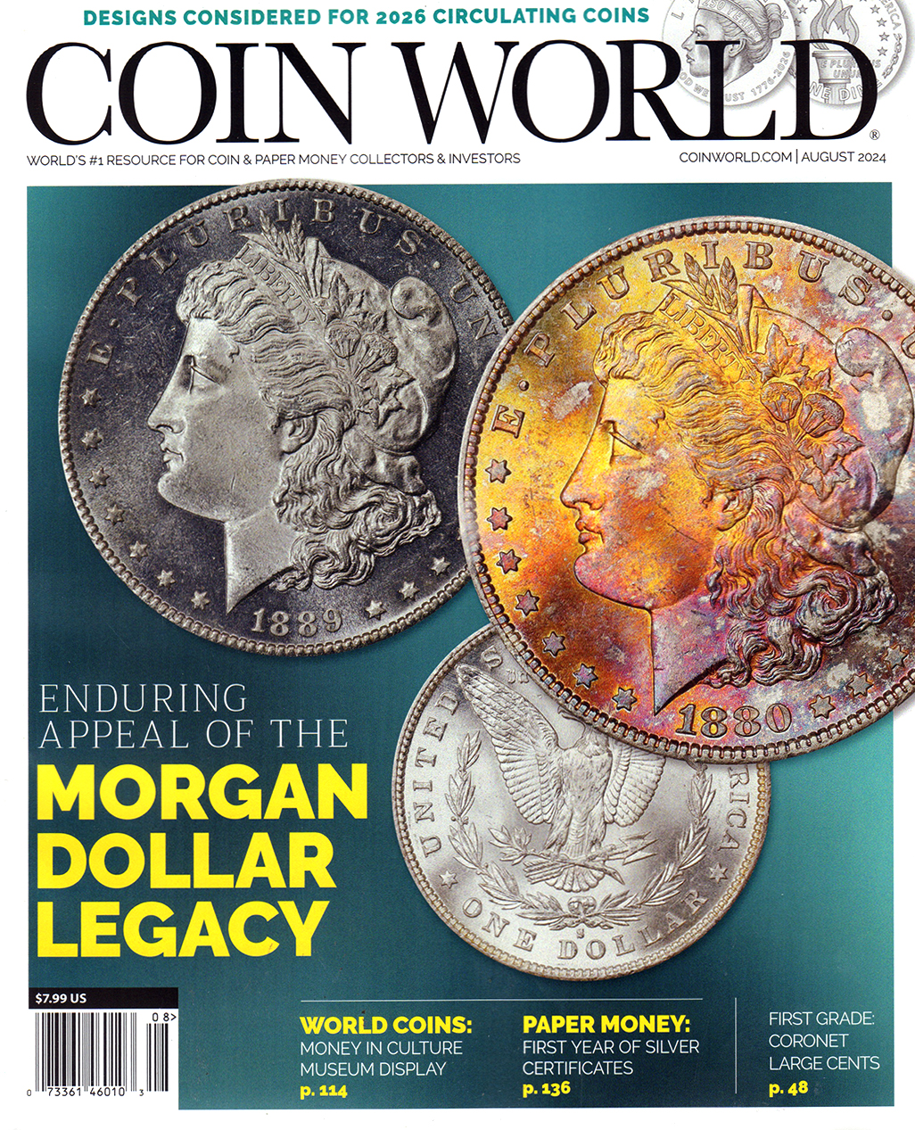 Coin-World-Monthly August 01, 2024 Issue Cover