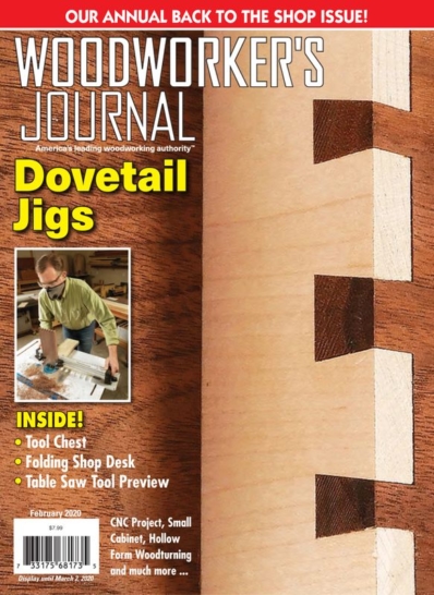 Woodworker's Journal February 01, 2020 Issue Cover