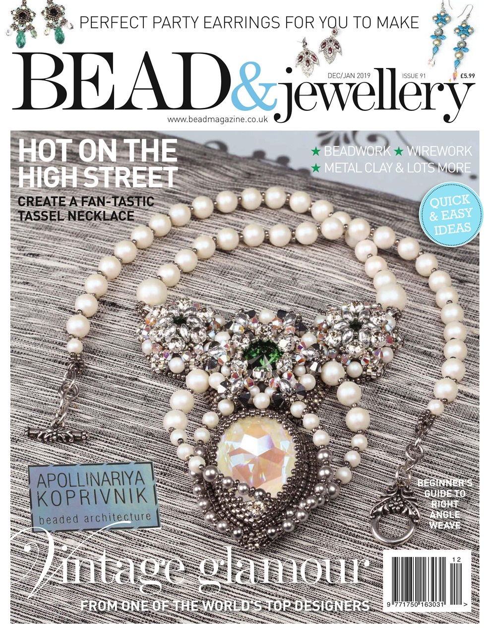 Bead-and-Jewellery December 01, 2018 Issue Cover