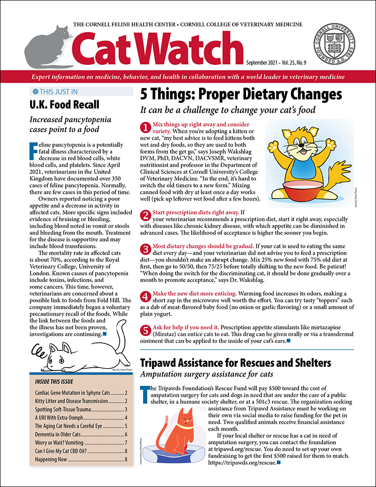 Catwatch September 01, 2021 Issue Cover