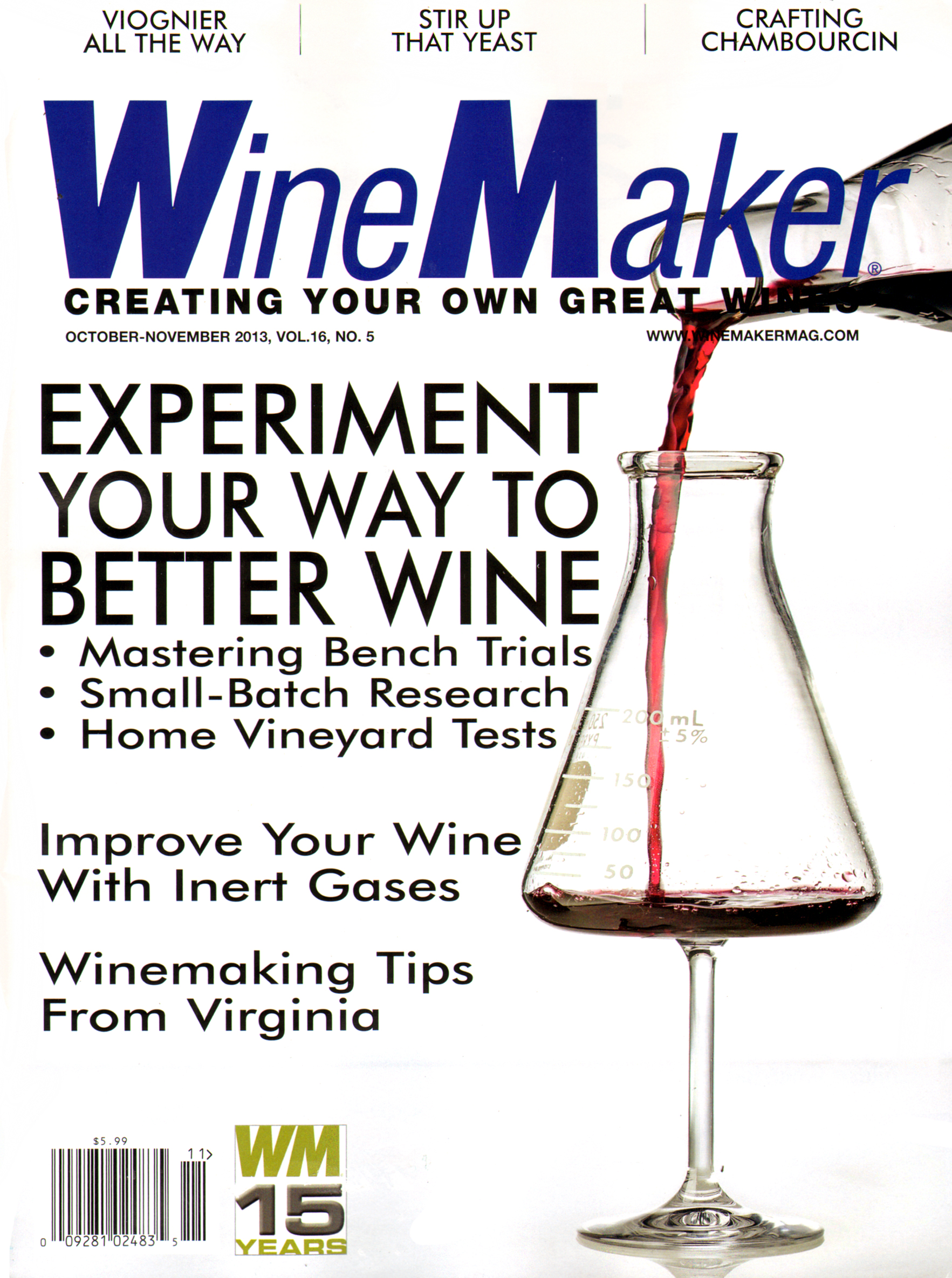 winemaker October 01, 2013 Issue Cover