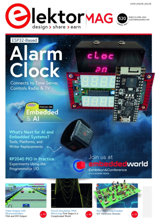 Elektor - North American Edition March 01, 2023 Issue Cover