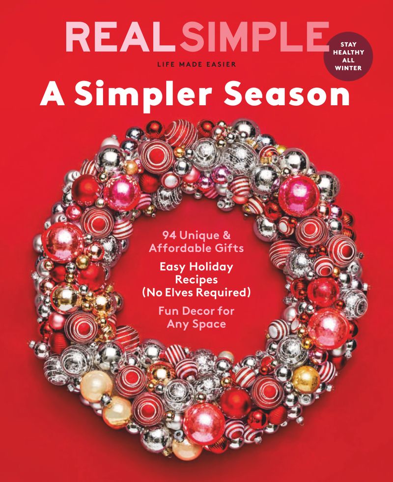 real-simple December 01, 2018 Issue Cover