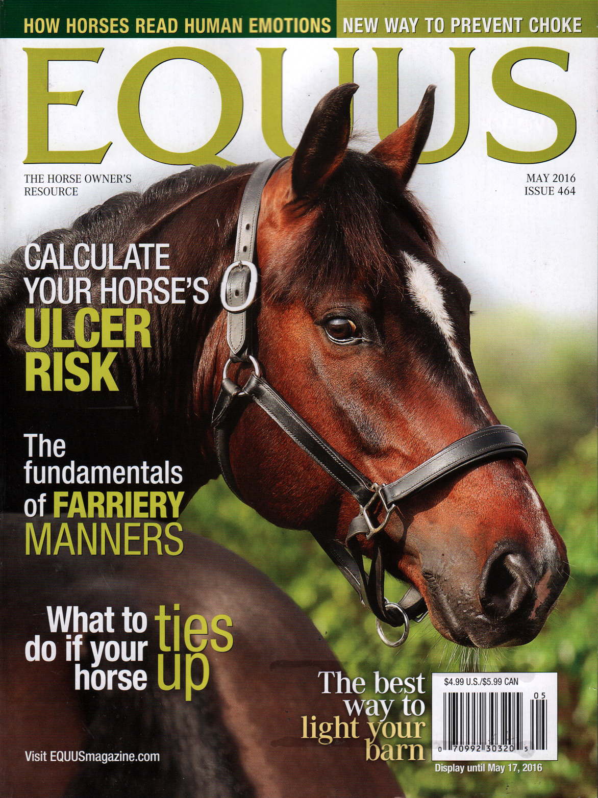 Equus May 01, 2016 Issue Cover