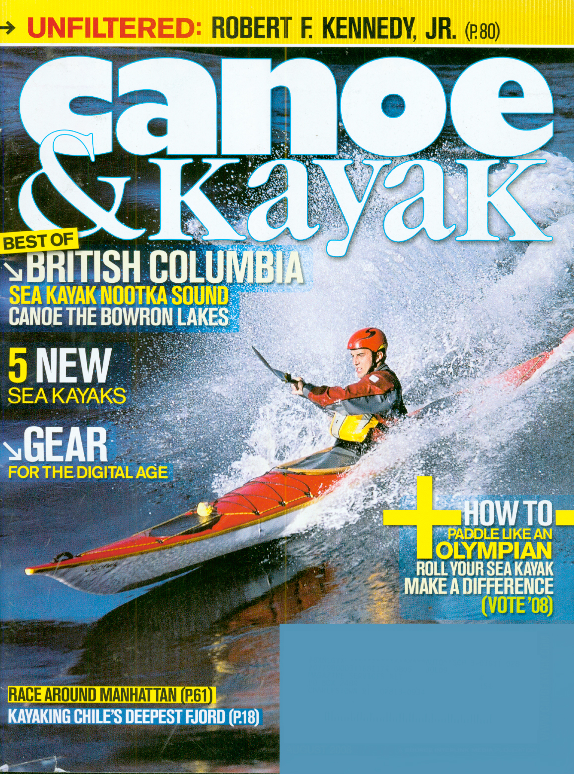 Canoe-and-Kayak August 01, 2008 Issue Cover