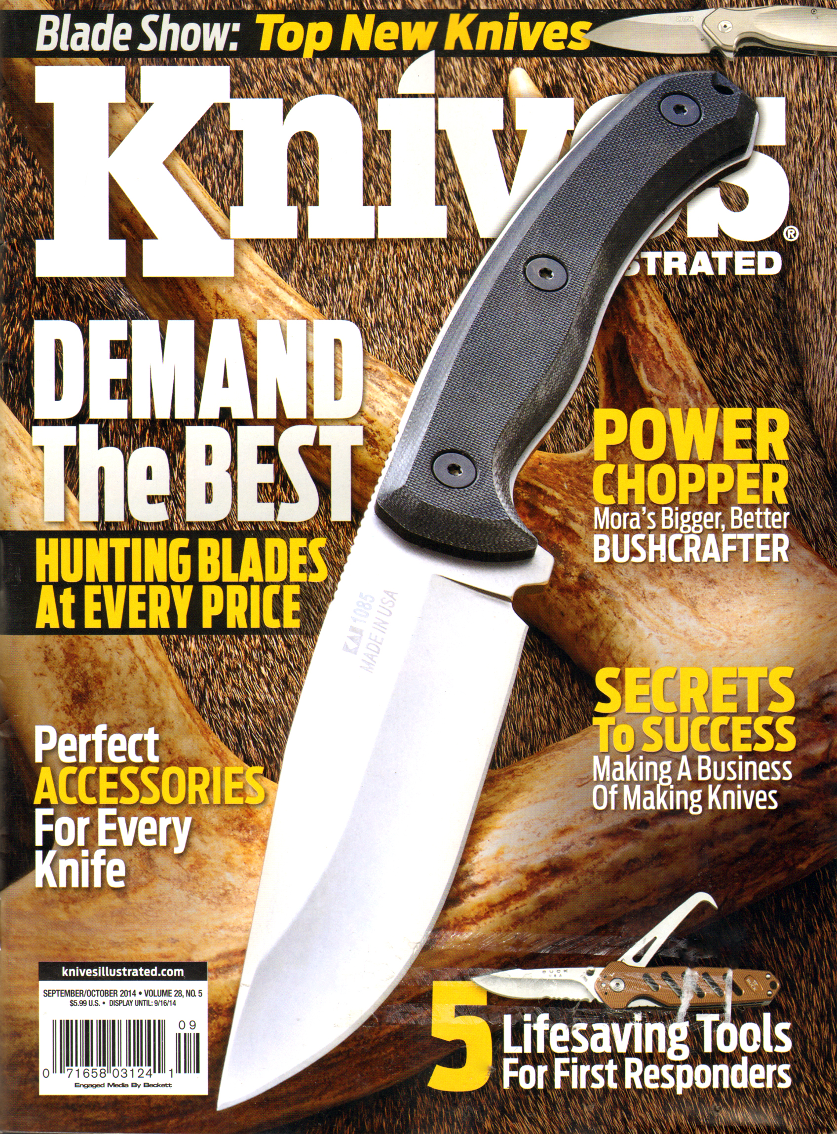 Knives-Illustrated September 01, 2014 Issue Cover