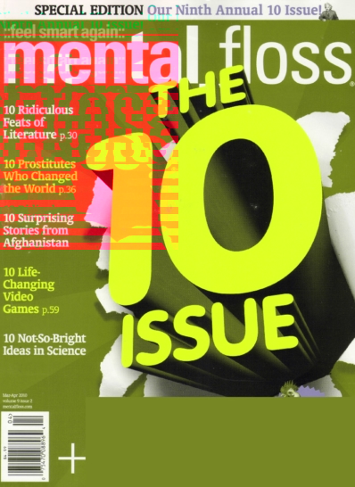 Mental Floss March 01, 2010 Issue Cover