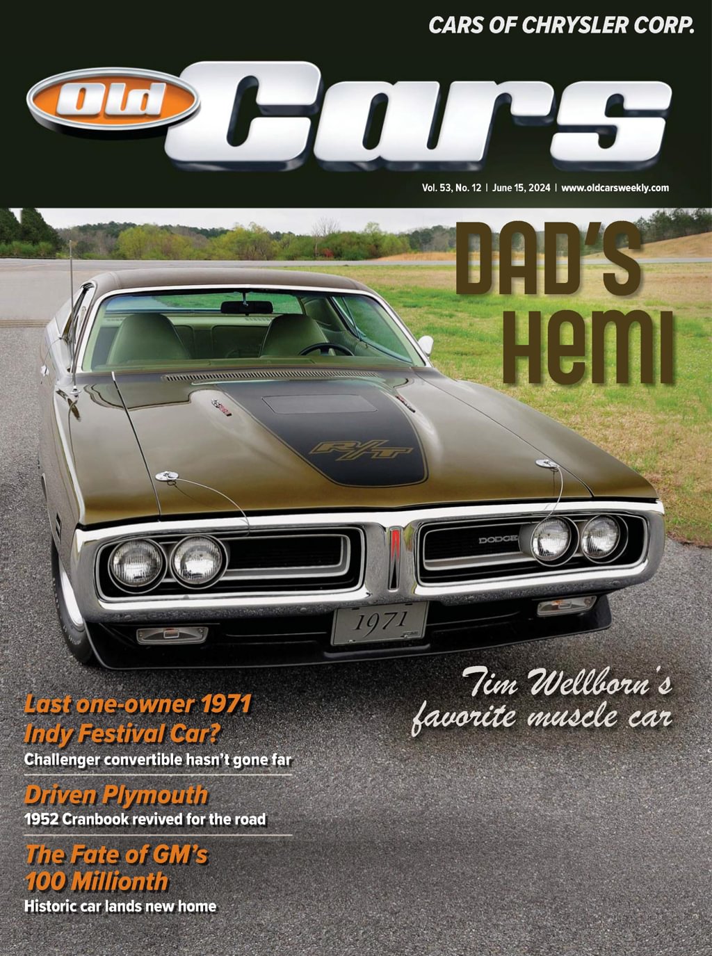 Old-Cars June 15, 2024 Issue Cover