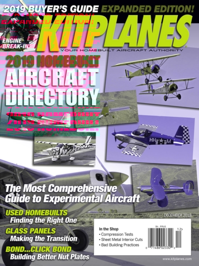 Kit Planes December 01, 2018 Issue Cover