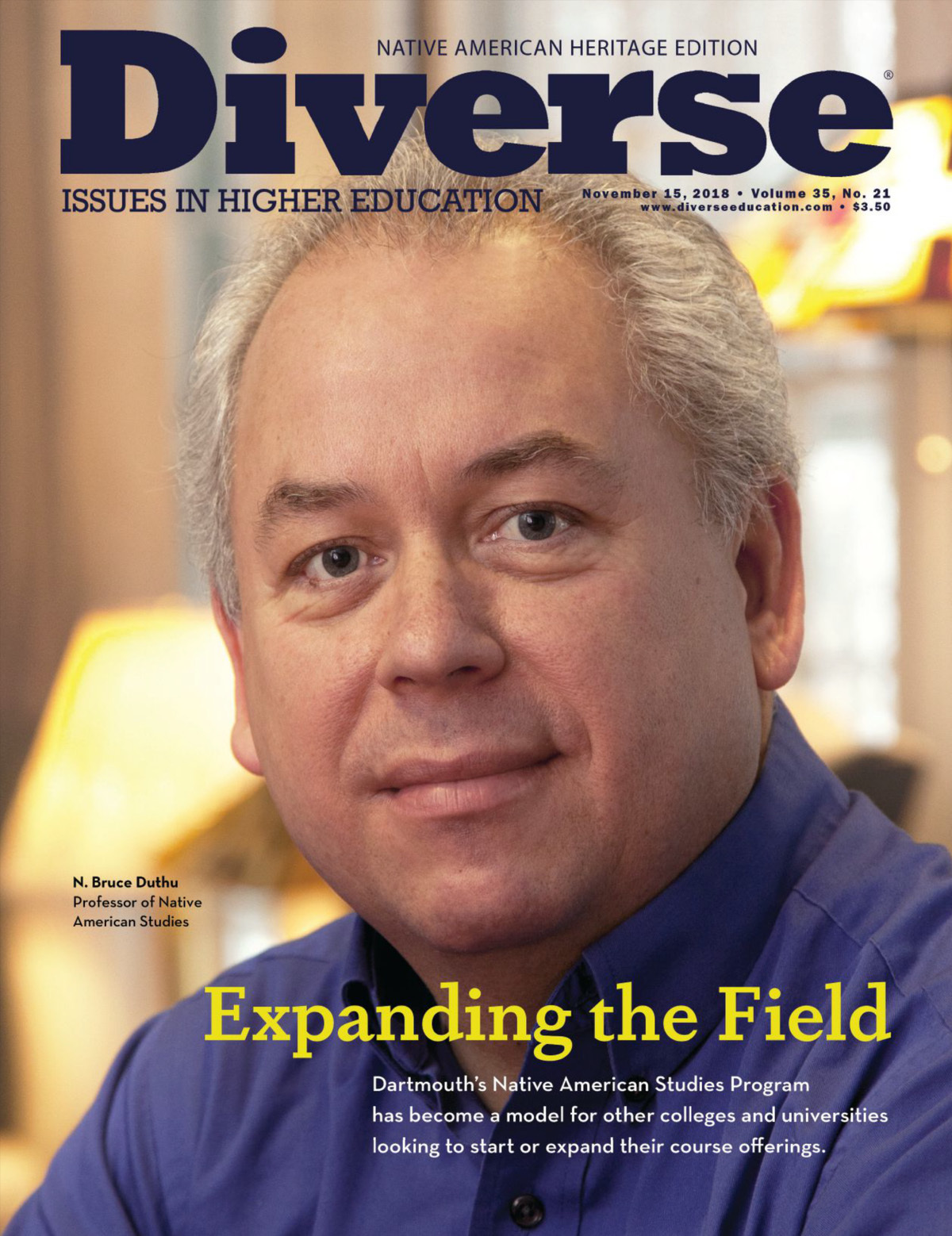Diverse-Issues-In-Higher-Education November 15, 2018 Issue Cover