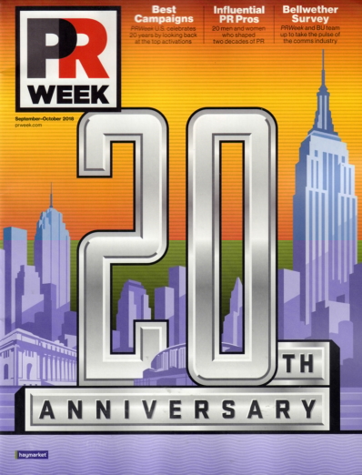 PRWeek September 01, 2018 Issue Cover