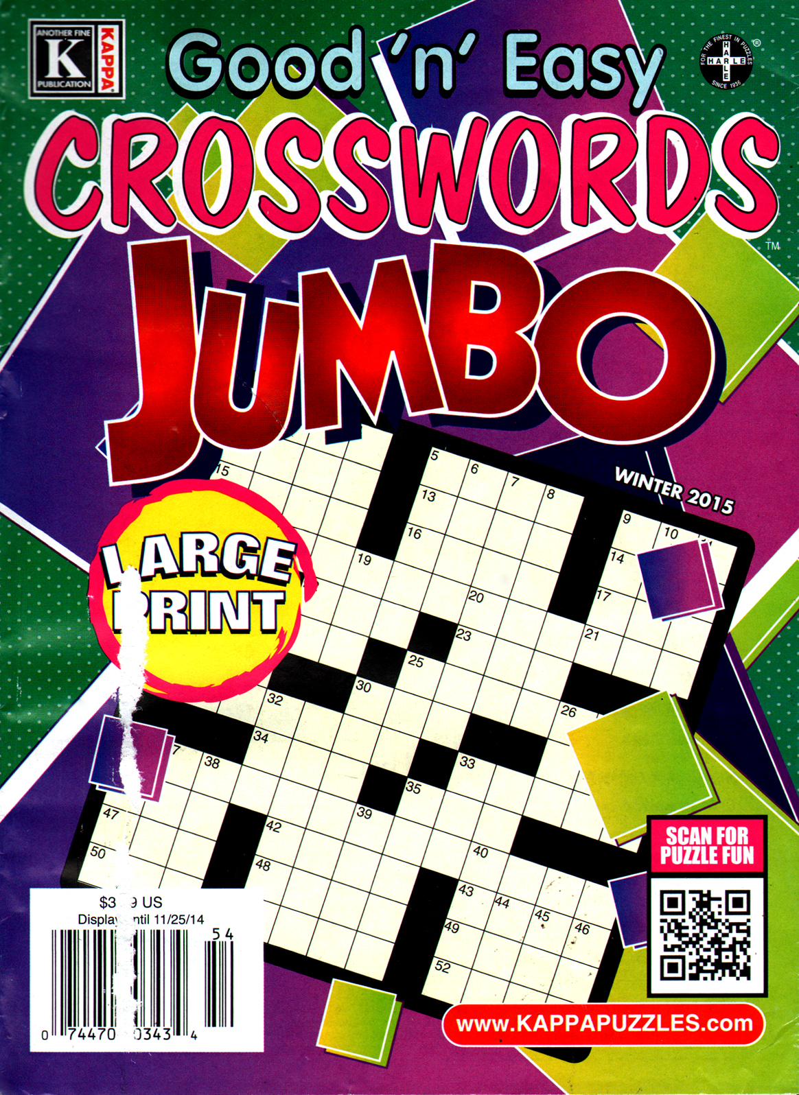 Good-N-Easy-Crosswords-Jumbo December 01, 2014 Issue Cover