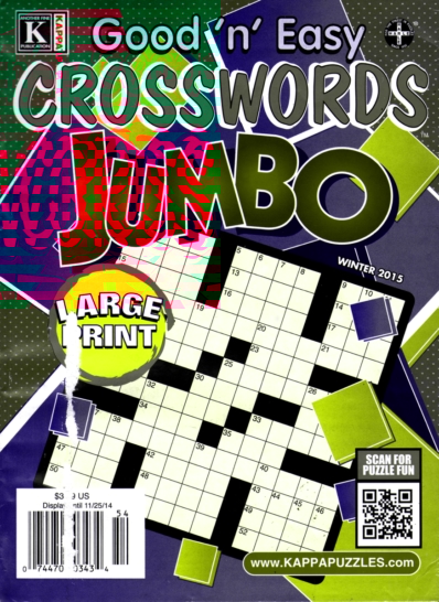 Good N Easy Crosswords Jumbo December 01, 2014 Issue Cover