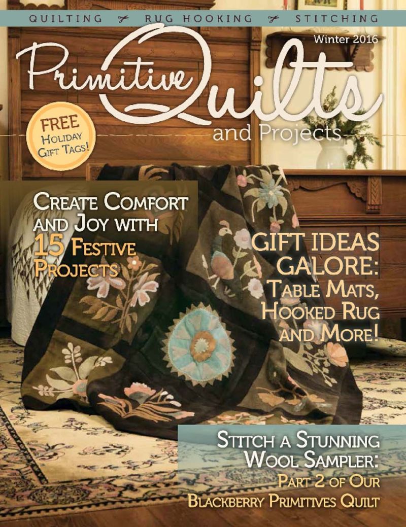 Primitive-Quilts-and-Projects December 01, 2016 Issue Cover