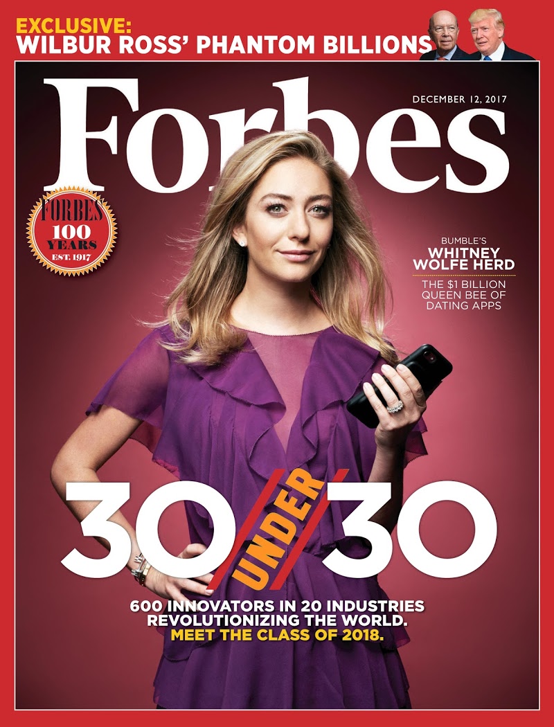 Forbes December 12, 2017 Issue Cover