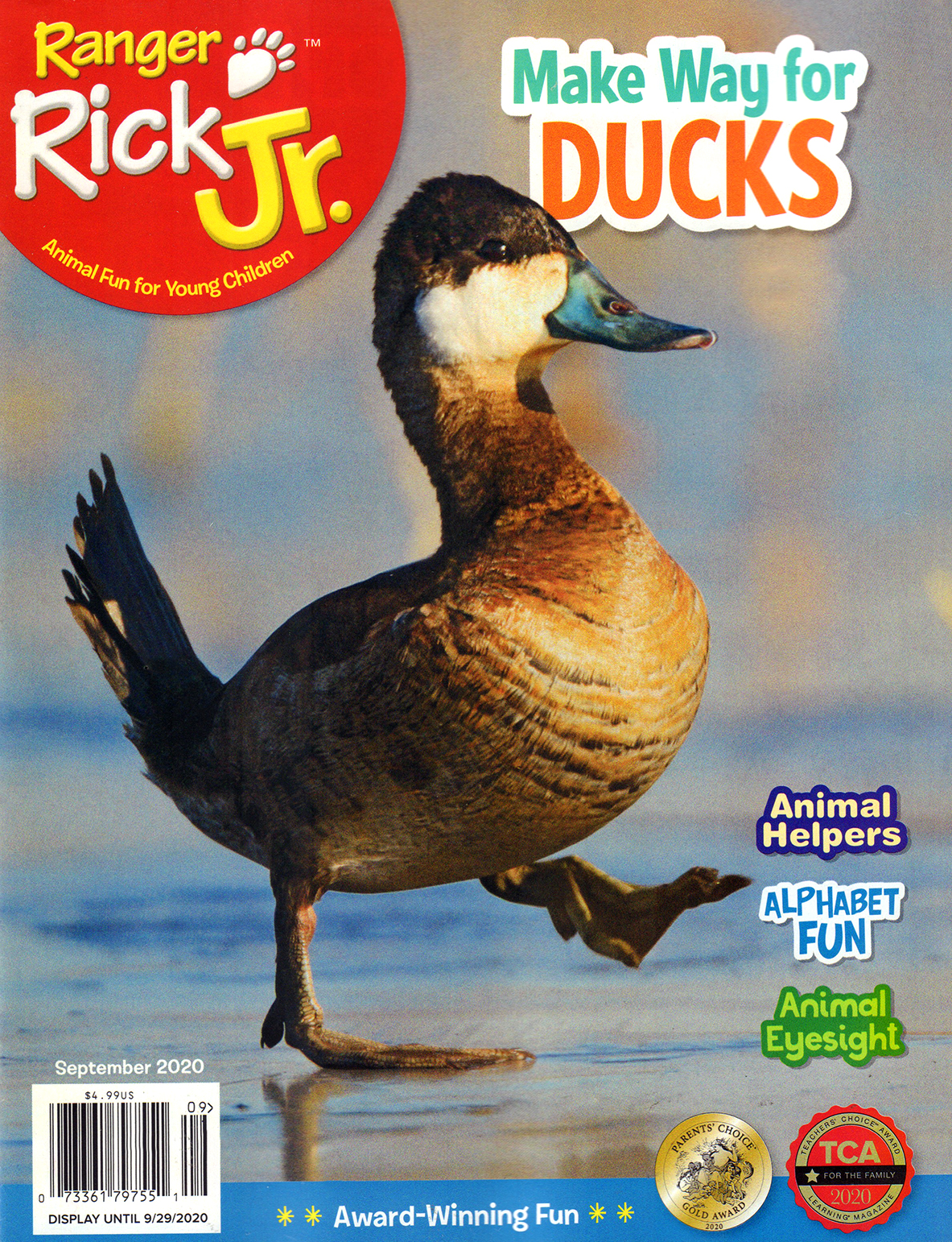 Ranger-Rick-Jr September 01, 2020 Issue Cover